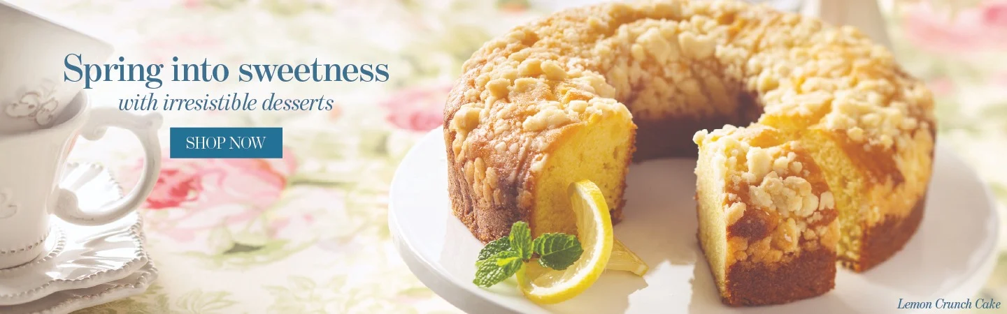 Desserts - lemon crunch cake